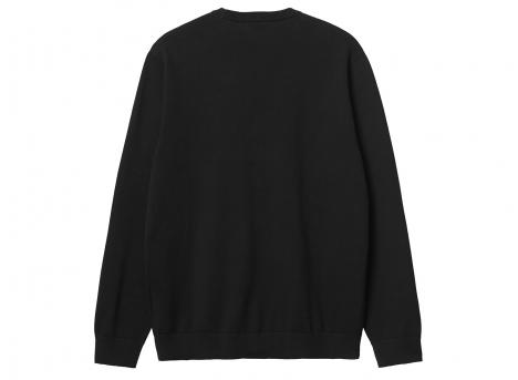 Carhartt WIP Madison Sweater Cotton Knit Black / White I030033
