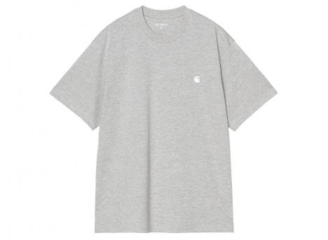 Carhartt WIP Madison Tshirt Grey Heather / White I033000