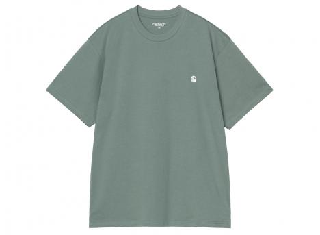 Carhartt WIP Madison Tshirt Velvet Green / White I033000