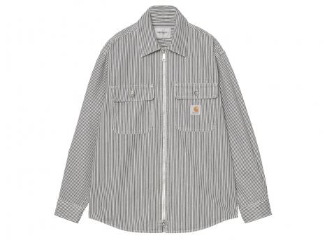 Carhartt WIP Mercer Shirt Jac Hickory Stripe Graphite / Wax stone washed I036495
