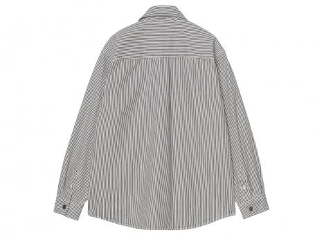 Carhartt WIP Mercer Shirt Jac Hickory Stripe Graphite / Wax stone washed I036495
