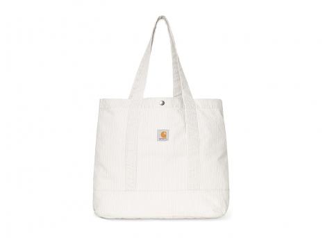 Carhartt WIP Mercer Tote Bag Hickory Stripe Graphite / Wax Bleached I036510