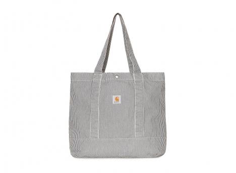 Carhartt WIP Mercer Tote Bag Hickory Stripe Graphite / Wax Stone Washed I036510