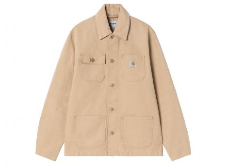 Carhartt WIP Michigan Coat Canvas Dusty H Brown stone canvas I034787