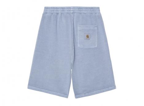 Carhartt WIP Nelson Sweat Short Gentle Blue garment dyed I030130