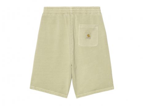 Carhartt WIP Nelson Sweat Short Gentle Green Garment Dyed I030130