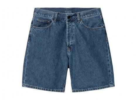Carhartt WIP Nolan Short Denim Blue heavy stone wash I034869