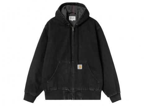 Carhartt WIP OG Active Jacket Black Stone Washed I037581.89.06.03