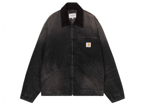 Carhartt WIP OG Detroit Jacket Black / Black Tobacco Used Wash I037535.00E.0R.03