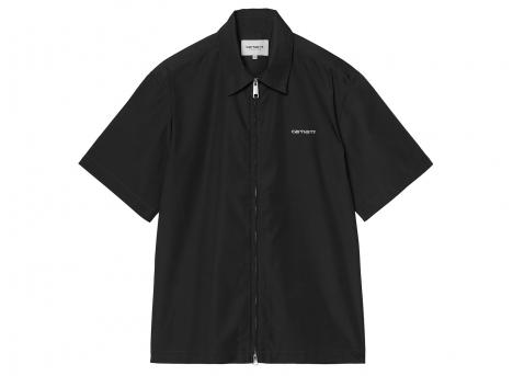 Carhartt WIP Postal Zip Shirt Black / Wax I036189
