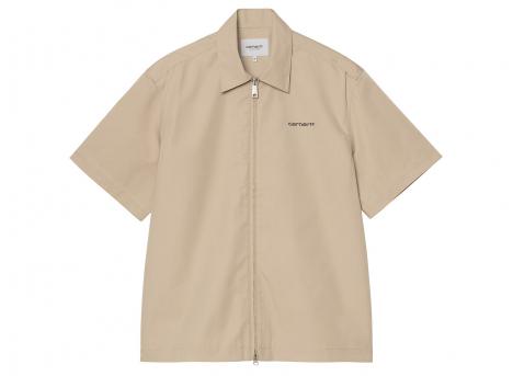 Carhartt WIP Postal Zip Shirt Iroko / Black I036189