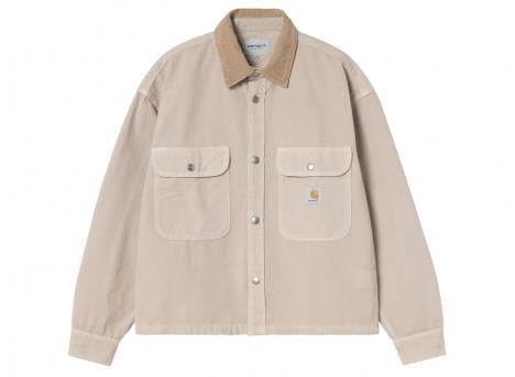 Carhartt WIP Prescott Shirt Jac String / Leather garment dyed I036484