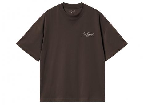 Carhartt WIP Signature Script Tshirt Tobacco / Natural I033828.3XB.XX.03