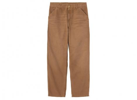 Carhartt WIP Single Knee Pant WIP H Brown Stone Canvas I034798.3TG.4O.32