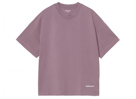 Carhartt WIP Link Script Tshirt Phlox / White I031373