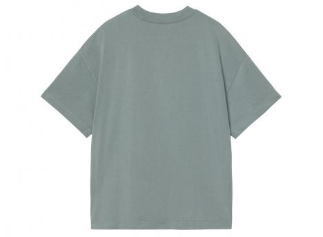 Carhartt WIP Link Script Tshirt Velvet Green / White I031373