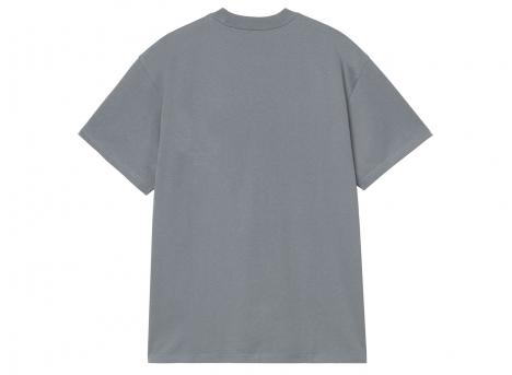 Carhartt WIP Longhand Pocket Tshirt Cozy Blue / White I036204