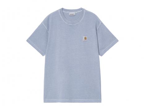 Carhartt WIP Nelson Tshirt Gentle Blue garment dyed I029949