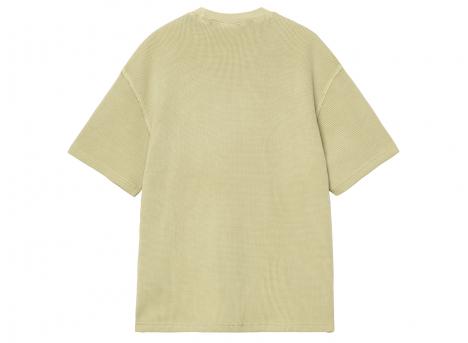 Carhartt WIP Nelson Waffle Tshirt Gentle Green Garment Dyed I036185