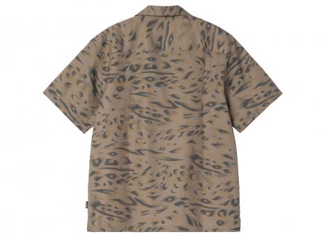 Carhartt WIP Travon Shirt Duck Feather Print Cypress / Black I036808.3TD.XX.03