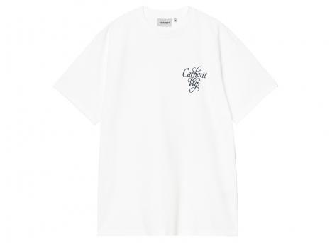 Carhartt WIP Vestige Tshirt White stone washed I036220