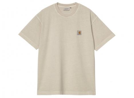 Carhartt WIP Vista Tshirt Fleur De Sel Garment Dyed I030780.2LP.GD.03