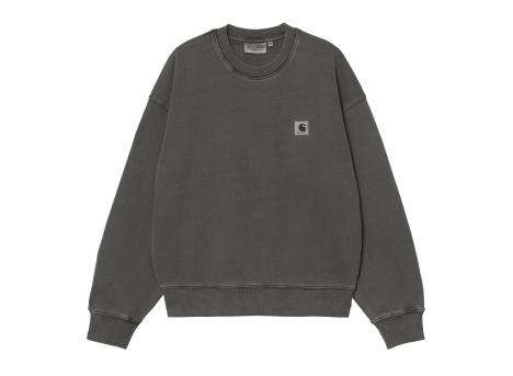 Carhartt WIP Femme Nelson Sweatshirt Black garment dyed I029537