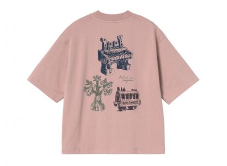 Carhartt WIP Femme Forma Tshirt Gentle Pink I036382