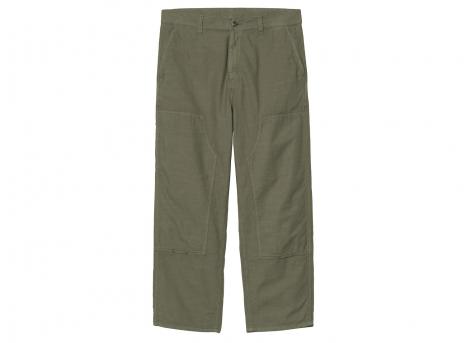 Carhartt WIP Walter Double Knee Pant Canvas Leaf garment dyed I036490
