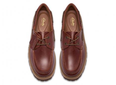 Clarks Cleyhill Boat Leather Brown