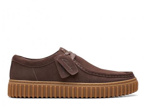 Clarks Torhill Lo Suede Dark Brown 26181386