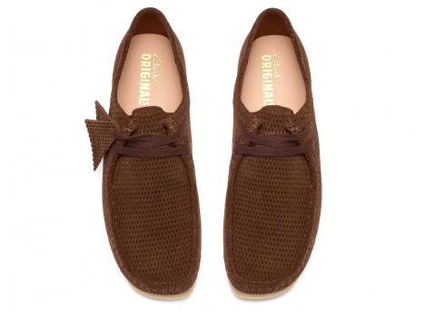 Clarks Wallabee Perforated Brown 26185565