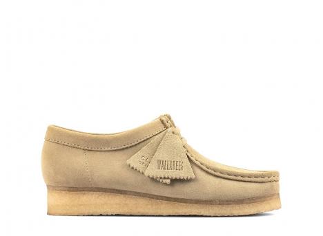 Clarks Women Wallabee Suede Maple 26188327
