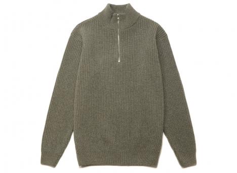 Colorful Standard Merino Quarter Zip Dusty Olive