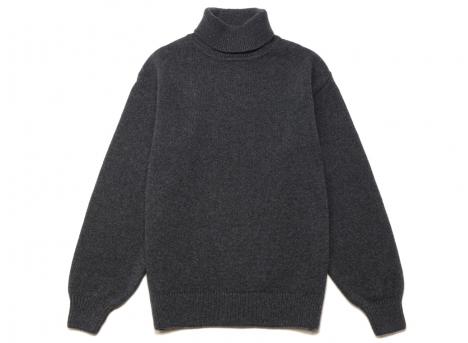 Colorful Standard Merino Wool Turtleneck Lava Grey