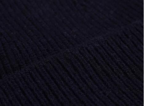 Colorful Standard Merino Wool Beanie Navy Blue