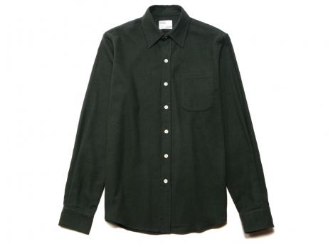 Colorful Standard Organic Flannel Shirt Hunter Green