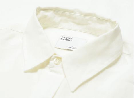 Colorful Standard Linen Shirt Ivory White