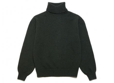 Colorful Standard Merino Wool Turtleneck Hunter Green