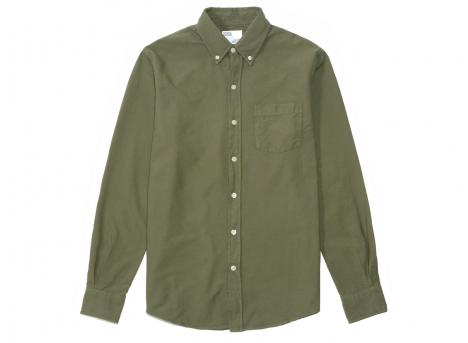 Colorful Standard Organic Button Down Shirt Dusty Olive