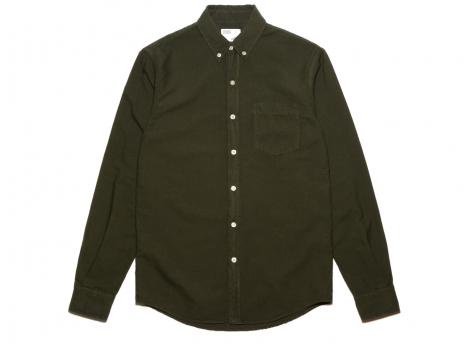 Colorful Standard Organic Button Down Shirt Hunter Green