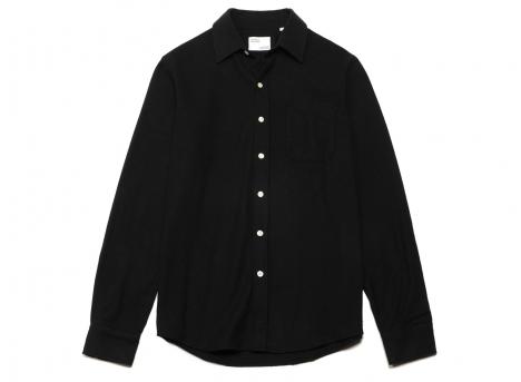Colorful Standard Organic Flannel Shirt Deep Black