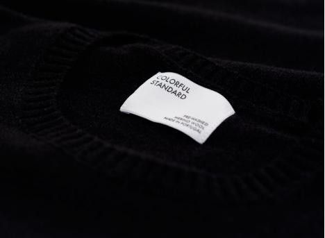 Colorful Standard Merino Wool Crew Deep Black