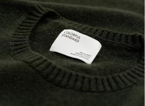 Colorful Standard Merino Wool Crew Emerald Green