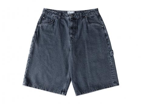 Dime Classic Denim Shorts Overdyed Blue DIMESP2621BLU