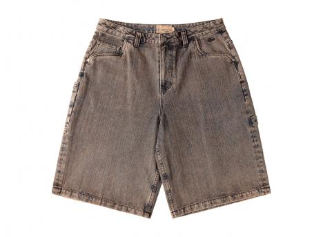 Dime Classic Denim Shorts Premium Brown DIMESP2621BRW