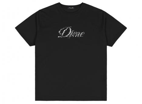 Dime Cursive Smashed Tshirt Black DIMESP2658BLK