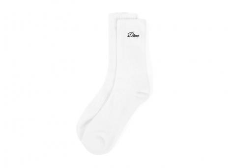 Dime Two Pack Long Socks White DIMED1FA2662WHT