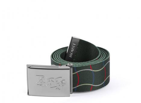 Dime Wave Checkered Belt Forest