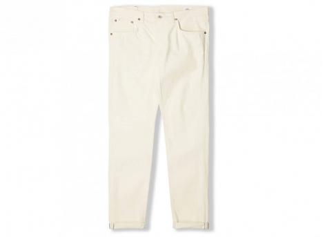 Edwin Classic Regular White Denim Navy Selvage